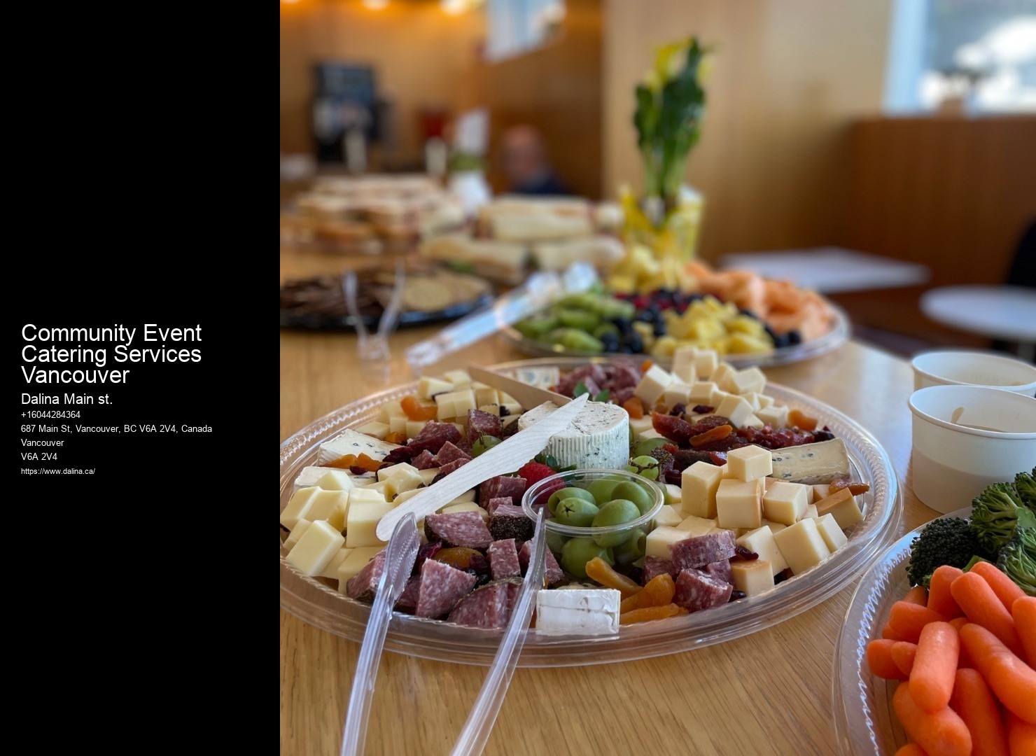 Wedding Catering With Custom Menus Community Event Catering Services Vancouver