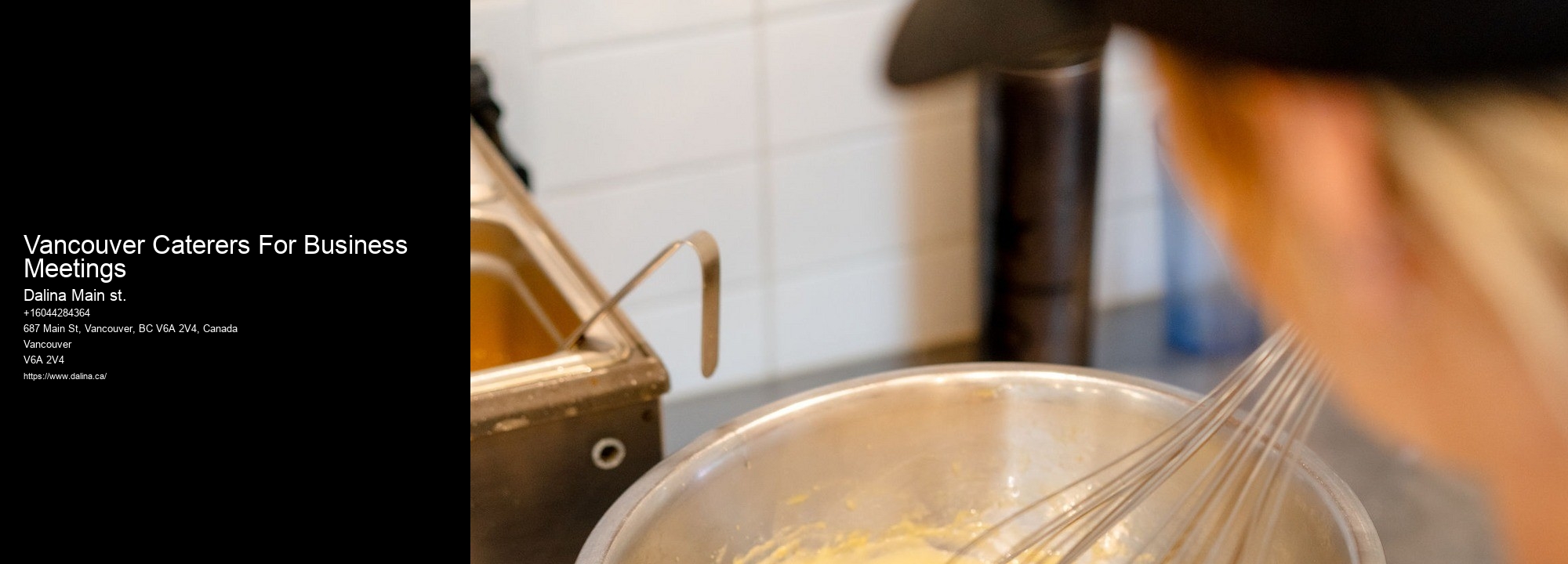 Affordable Wedding Catering Vancouver Caterers For Business Meetings