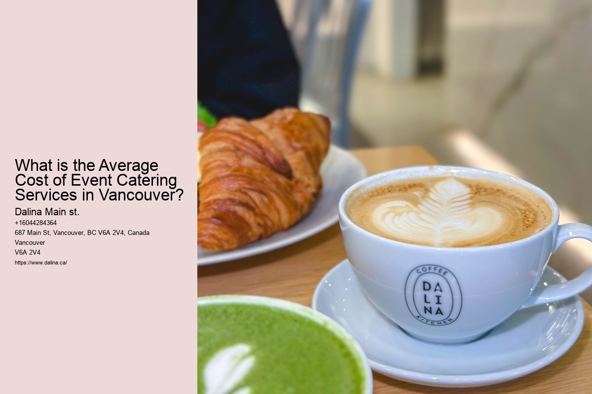What is the Average Cost of Event Catering Services in Vancouver?