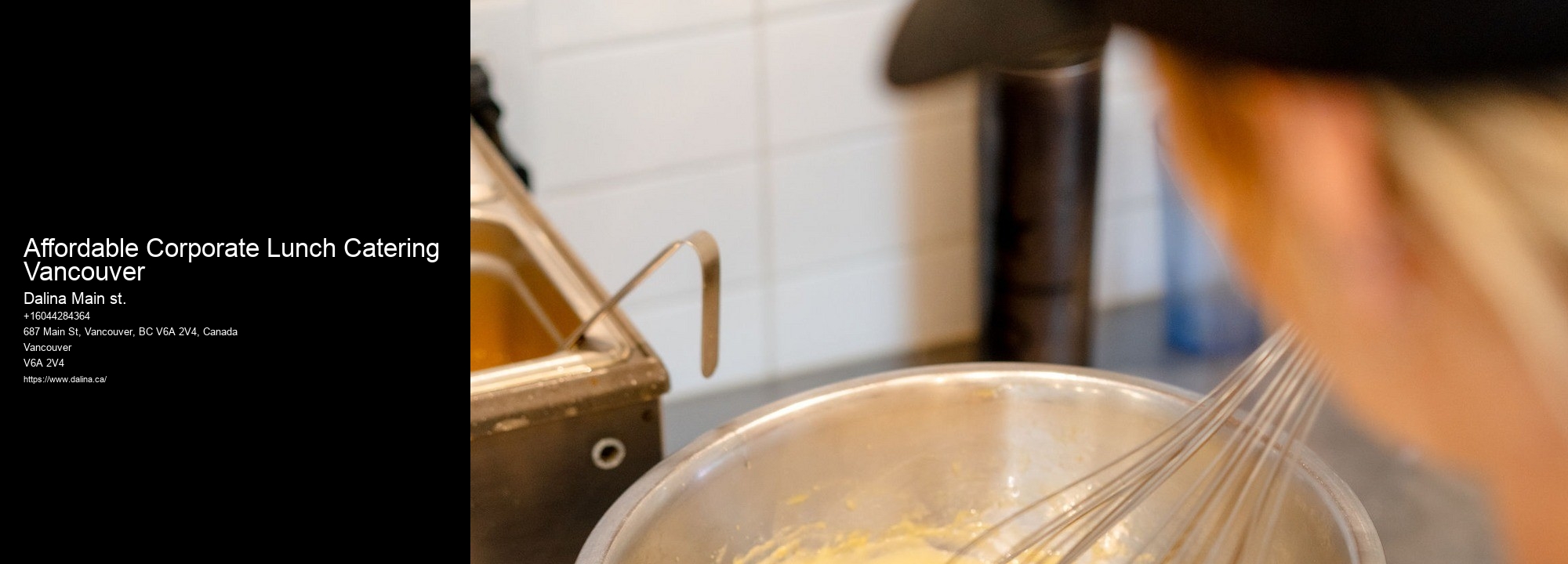 Affordable Corporate Lunch Catering Vancouver Corporate Lunch Ideas