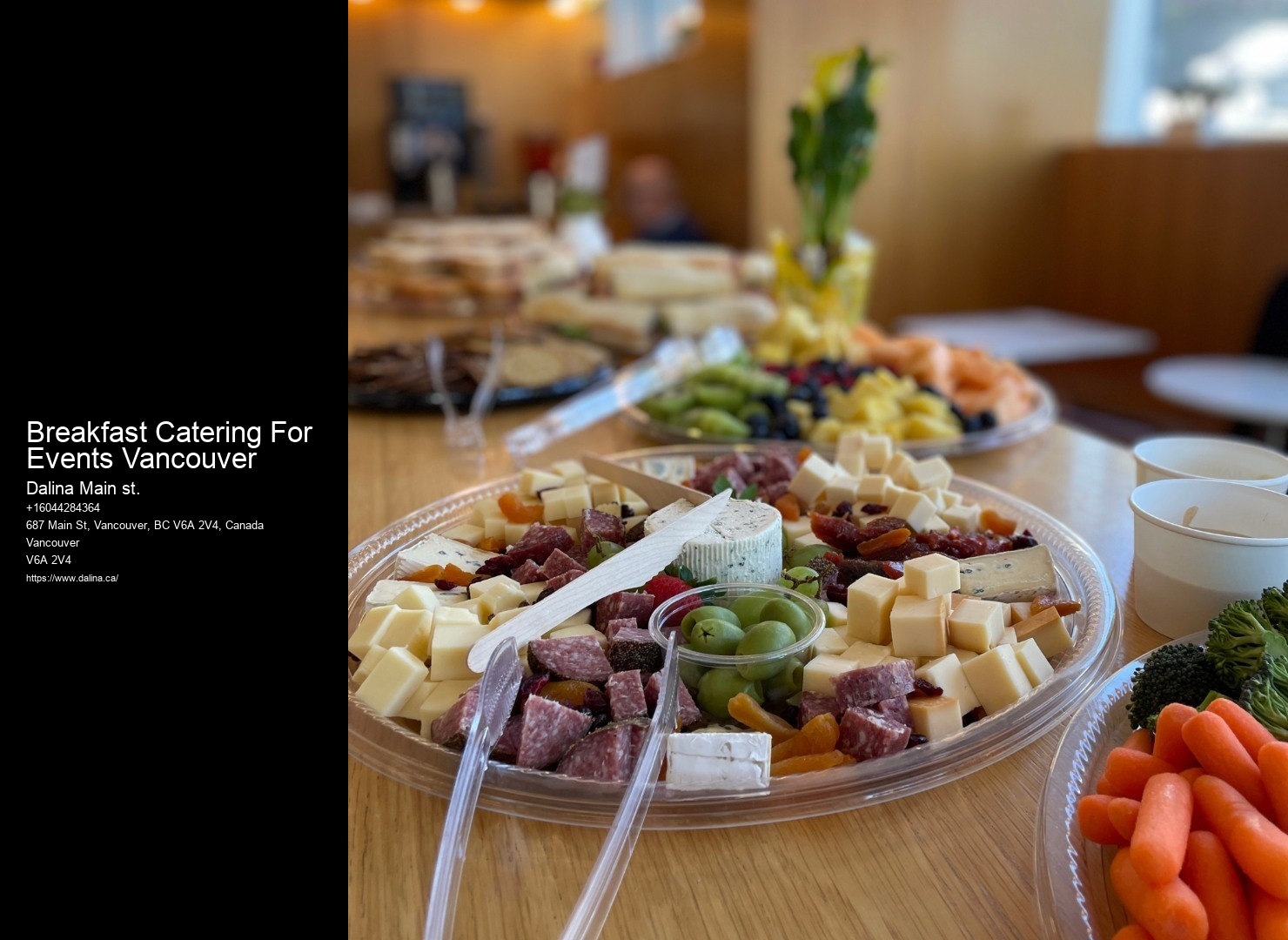 Breakfast Catering For Events Vancouver Corporate Breakfast Catering