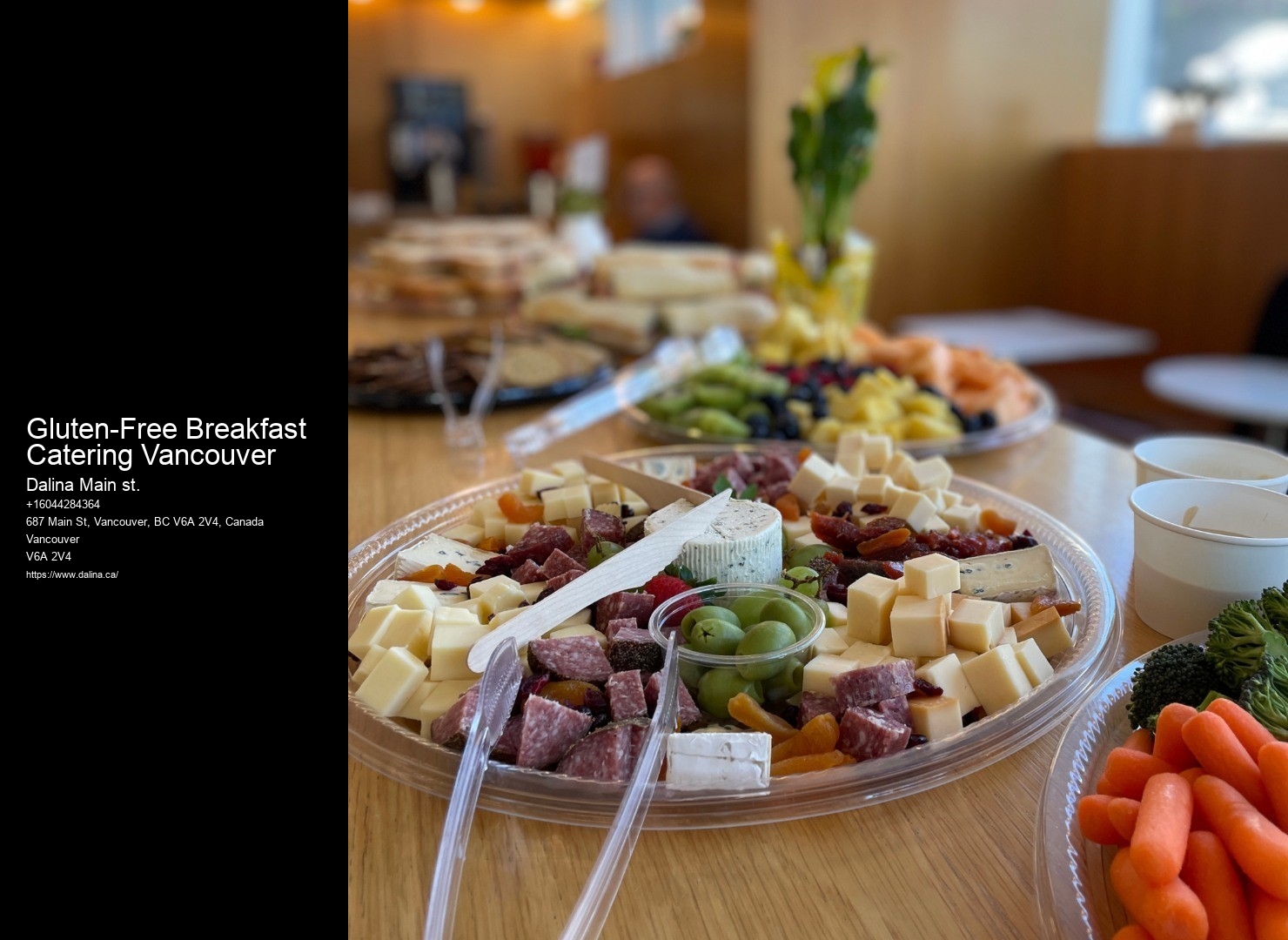 Reasonably Priced Catering Gluten-Free Breakfast Catering Vancouver