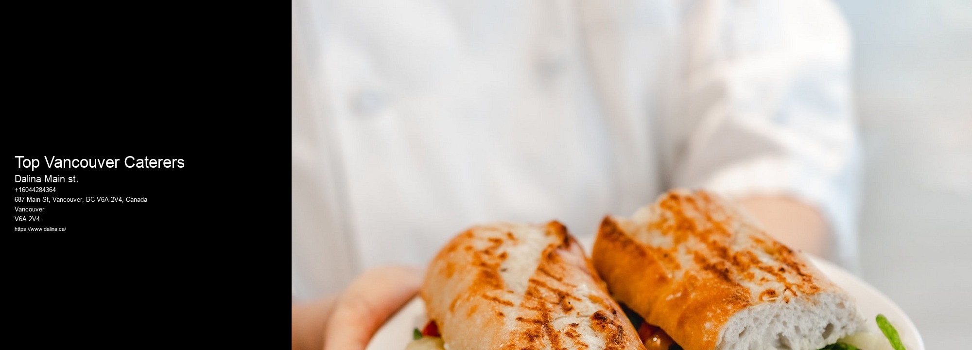 Seafood catering Top Vancouver Caterers