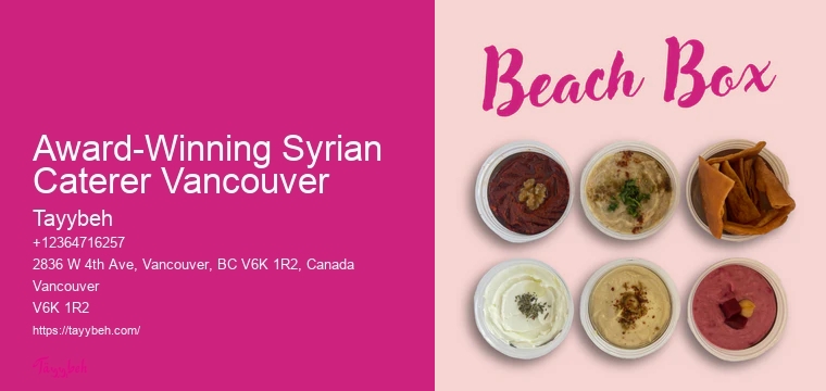 Syrian Food Specialties Vancouver