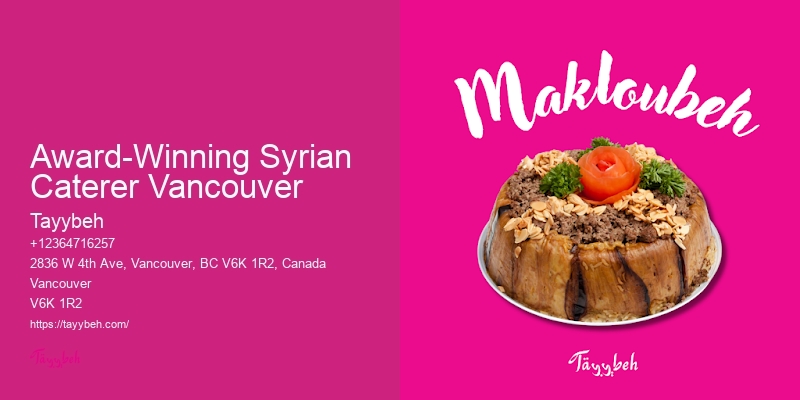 Catering for Local Events Vancouver