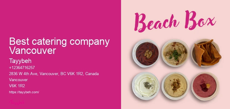 Mobile catering services Vancouver