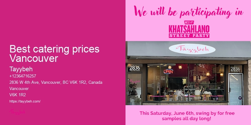 Vancouver catering for company picnics