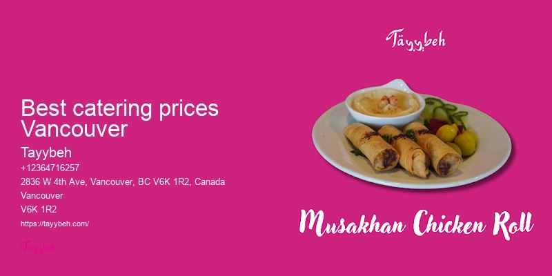 Custom catering Vancouver