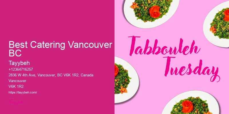 Syrian Cuisine Pop-Up Events Vancouver