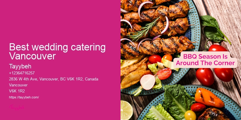 Vancouver halal catering for weddings