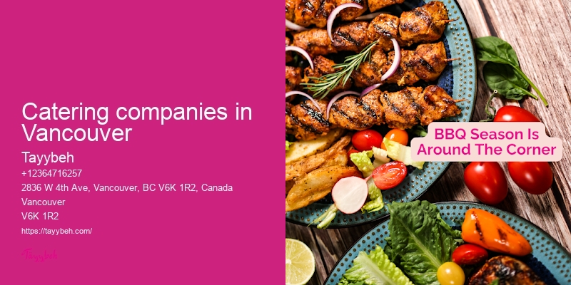 Vancouver catering for gala events