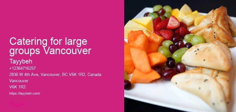 Syrian Specialty Catering Vancouver