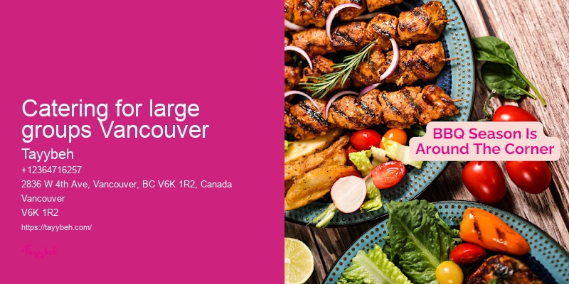 Vancouver event catering experts