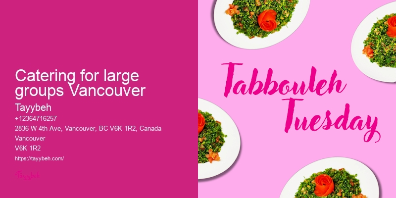 Customizable catering Vancouver