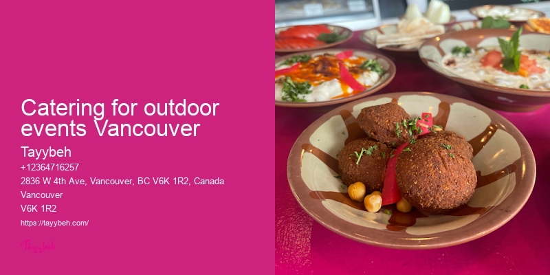 Vancouver lunch catering