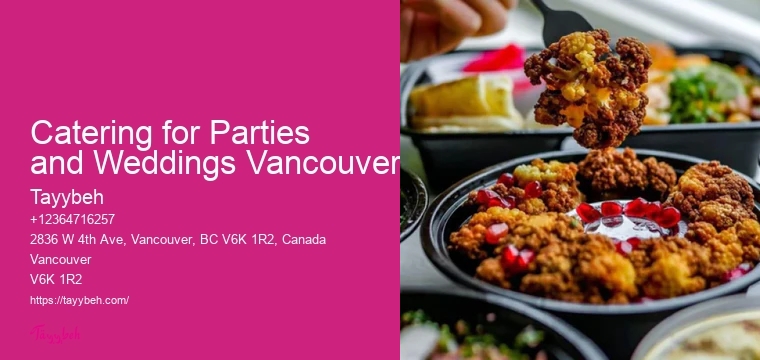 Vegan catering services Vancouver