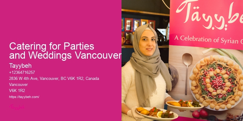 Wedding catering services Vancouver