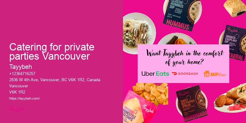 Vancouver catering for themed parties