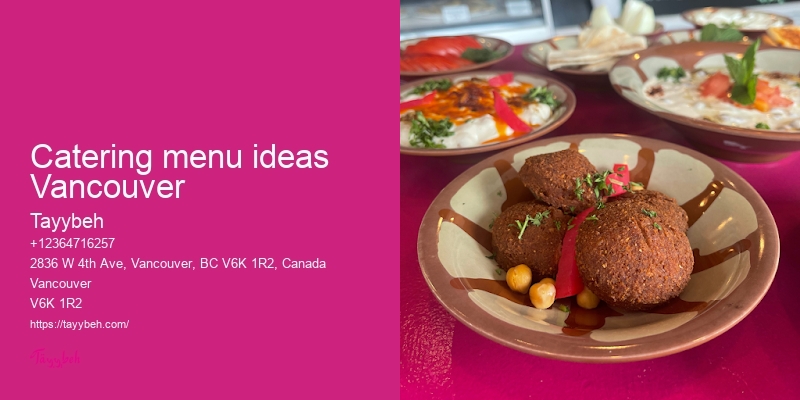 Corporate event catering Vancouver