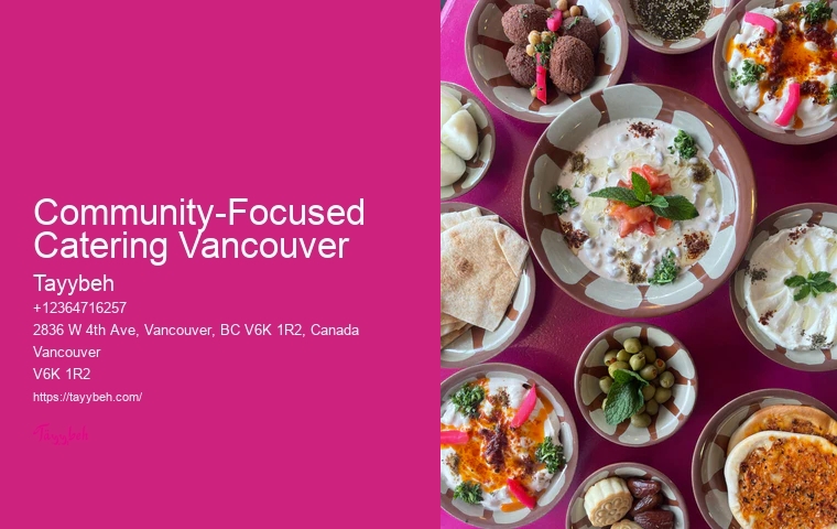 Elegant catering Vancouver