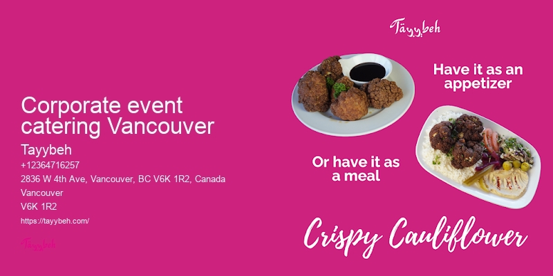 Vancouver catering services for corporate events