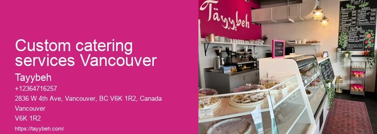 Best Plated Dinner Catering Vancouver