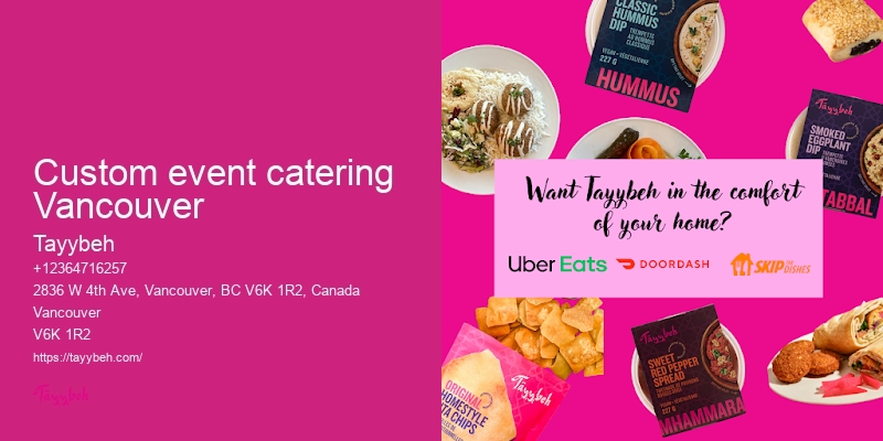 Syrian Caterers Near Me Vancouver