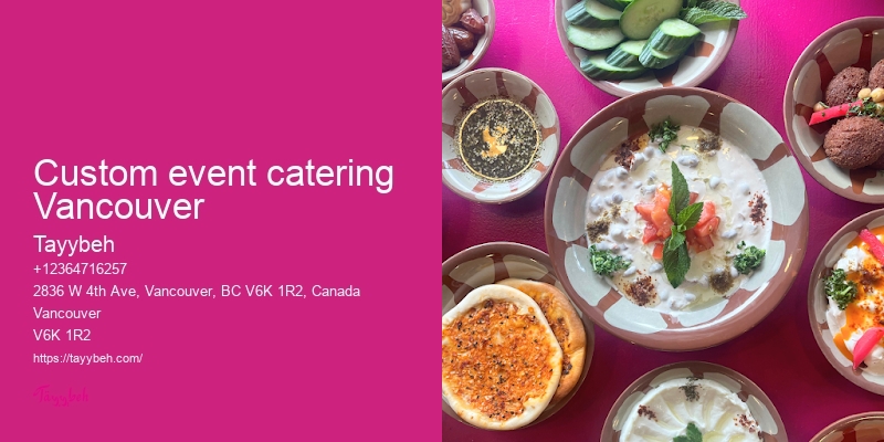 Top caterers in Vancouver