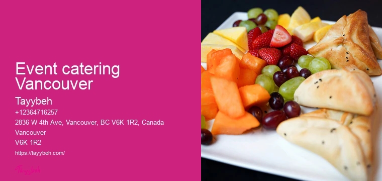 Syrian Catering Services Vancouver