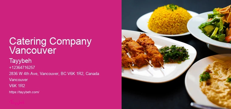 Catering for fundraisers Vancouver