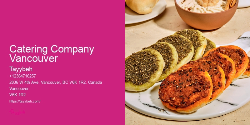 Middle Eastern Food Catering Vancouver