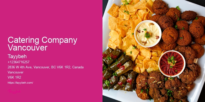 Syrian Food for Events Vancouver