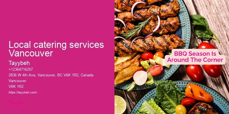 Syrian Cuisine for Events Vancouver