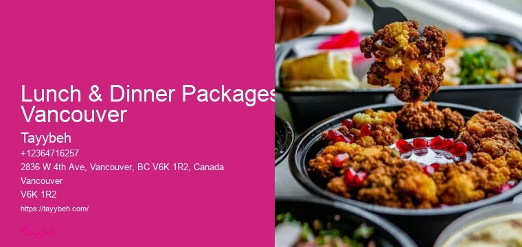 Unique catering ideas Vancouver