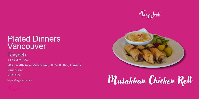 Catering for private functions Vancouver