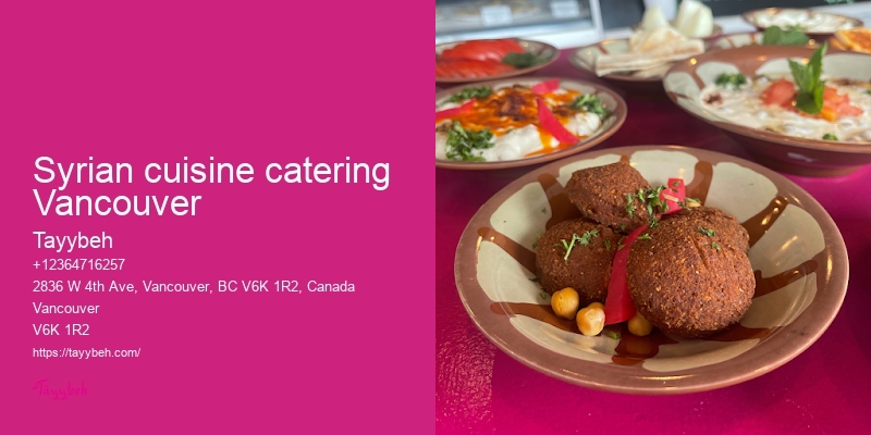 Vancouver catering for large-scale events