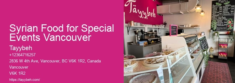 Vancouver halal food catering services