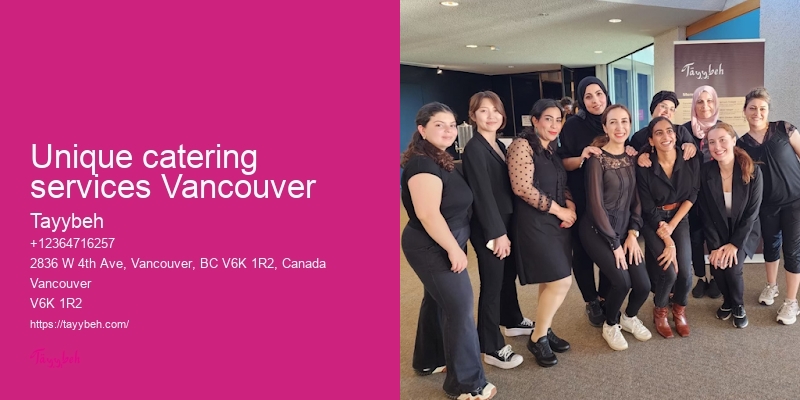 Syrian Food Catering for Weddings Vancouver