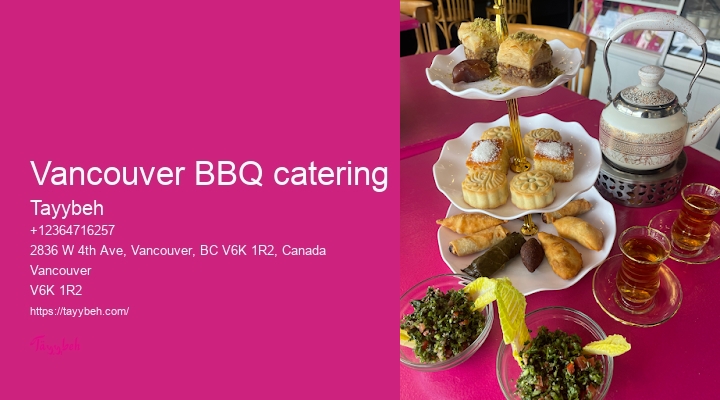 Vancouver catering for weddings and receptions