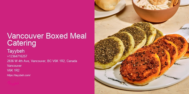 Vancouver catering for small events