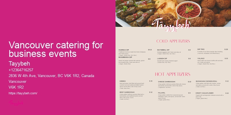 Syrian Food in Vancouver