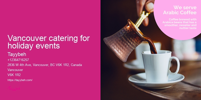Vancouver catering for office events