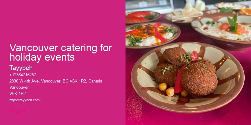 Vancouver ethnic cuisine catering