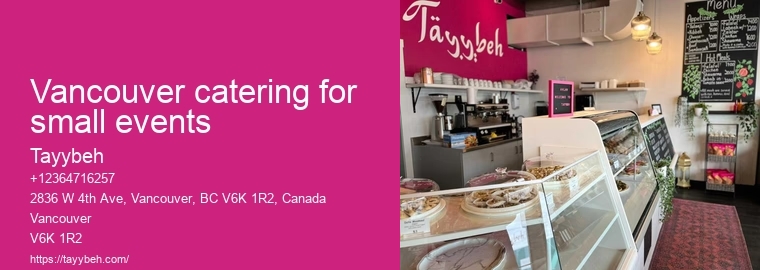 Premium catering services Vancouver