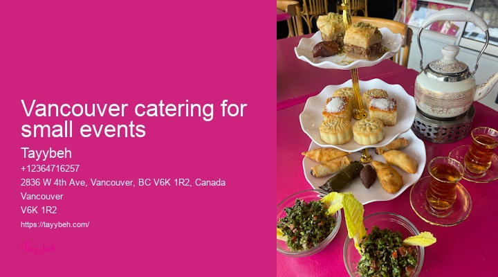 Vancouver vegan catering