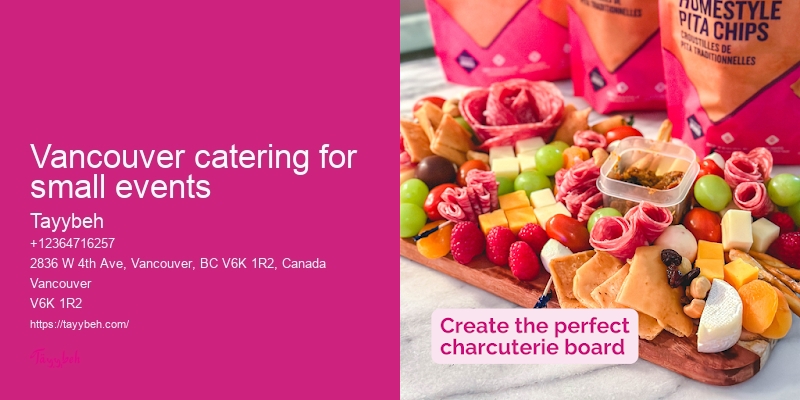High-end catering Vancouver