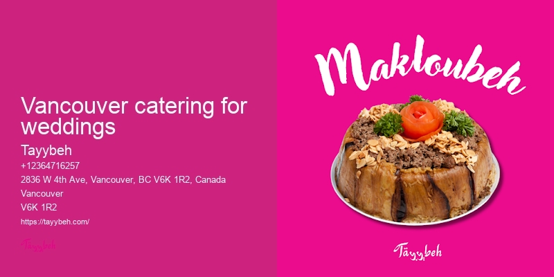 Vancouver catering for school events