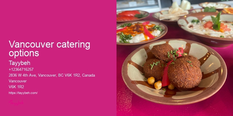Mobile catering services Vancouver
