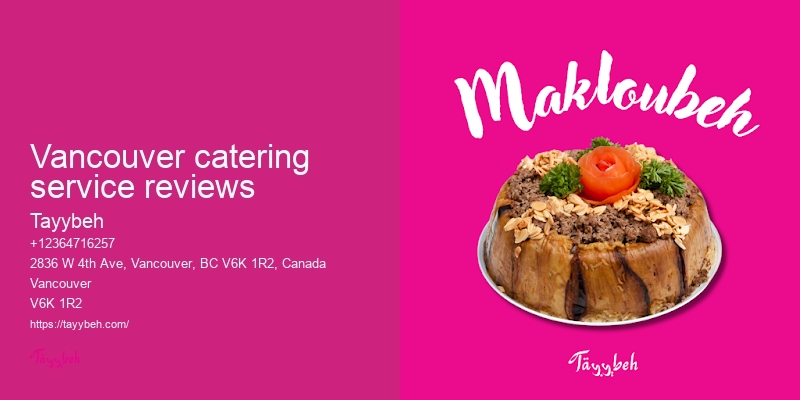 Lunch & Dinner Packages Vancouver