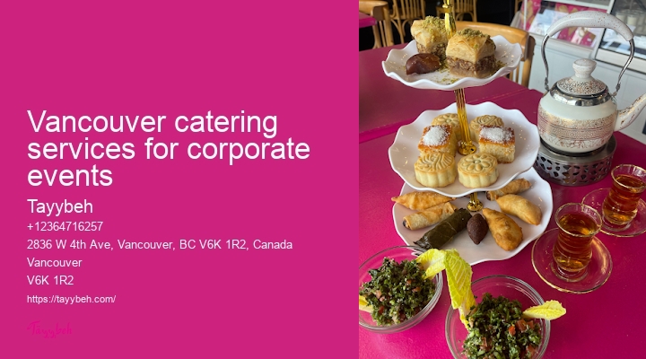 Gourmet Syrian Catering Vancouver